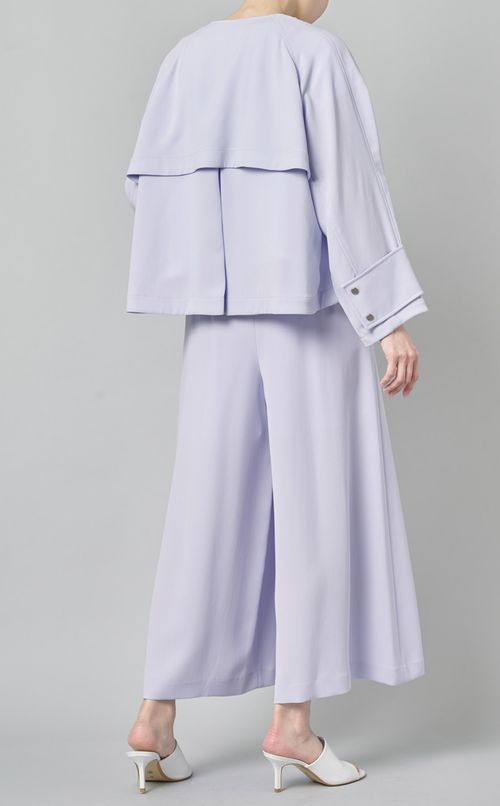 ダブルクロスノーカラージャケット