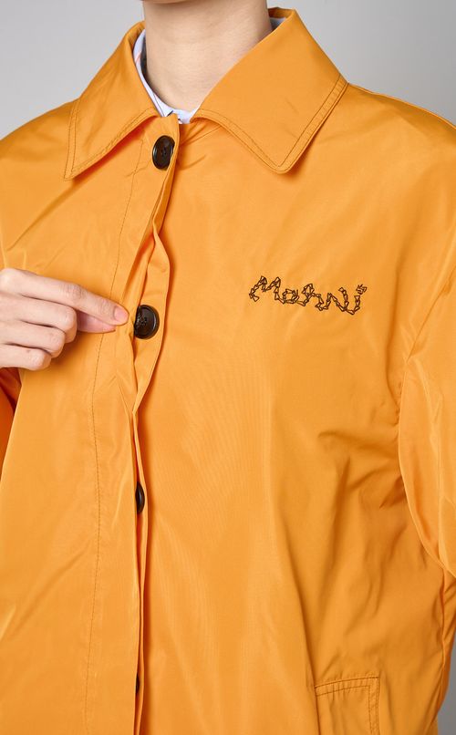 ナイロンタフタパフスリーブジャケット