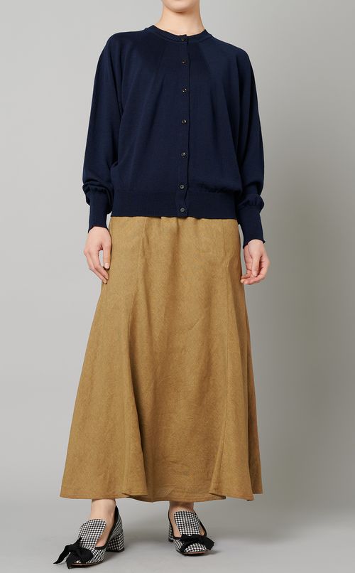 ウールガーメントカーディガン