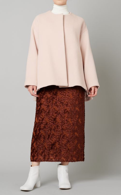 テントショートウールコート