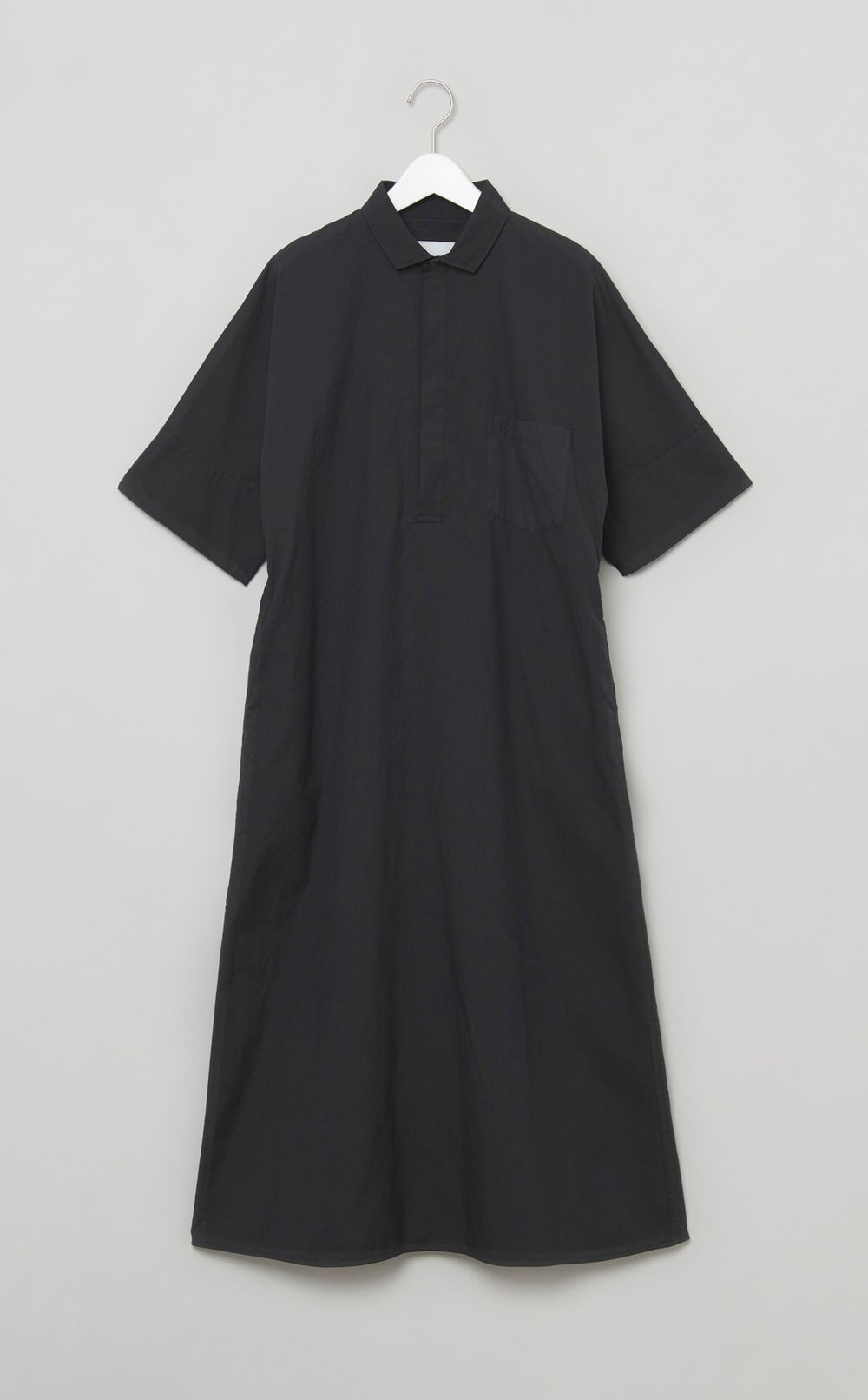 スキッパーオーバーシャツワンピース