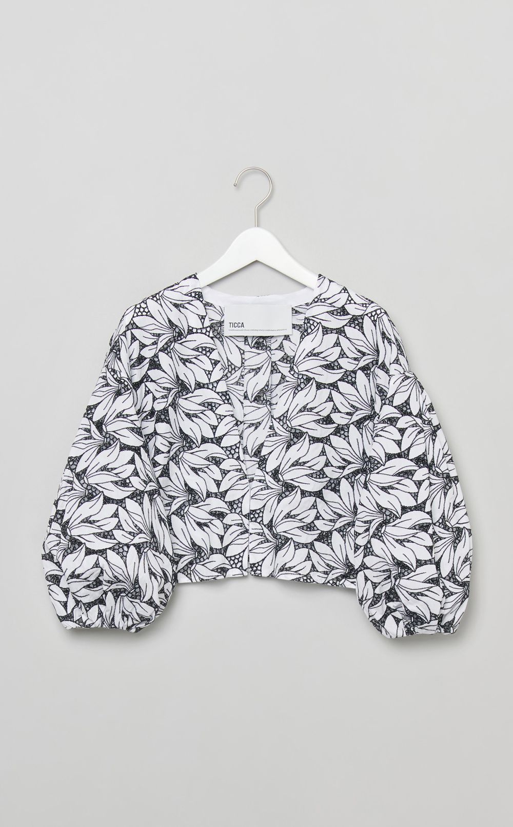 フラワー刺繍ボレロブラウス