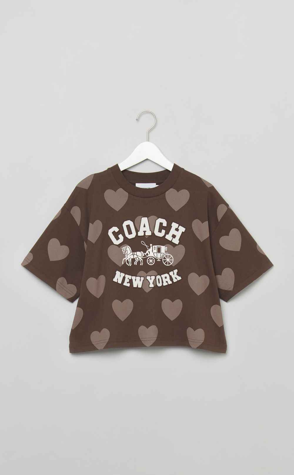 ハートプリン卜ロゴカットソー