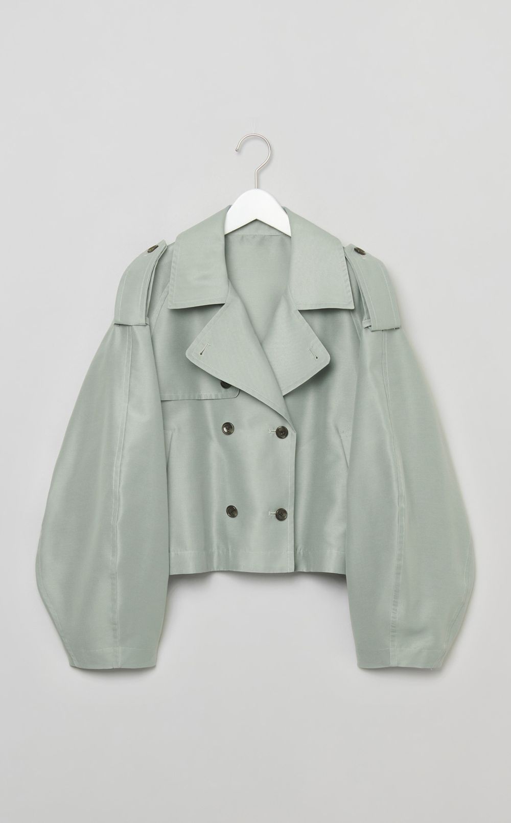 シアーショートトレンチジャケット