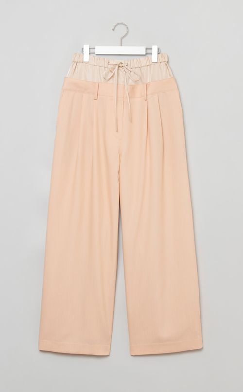 ダブルウエストワイドスラックス