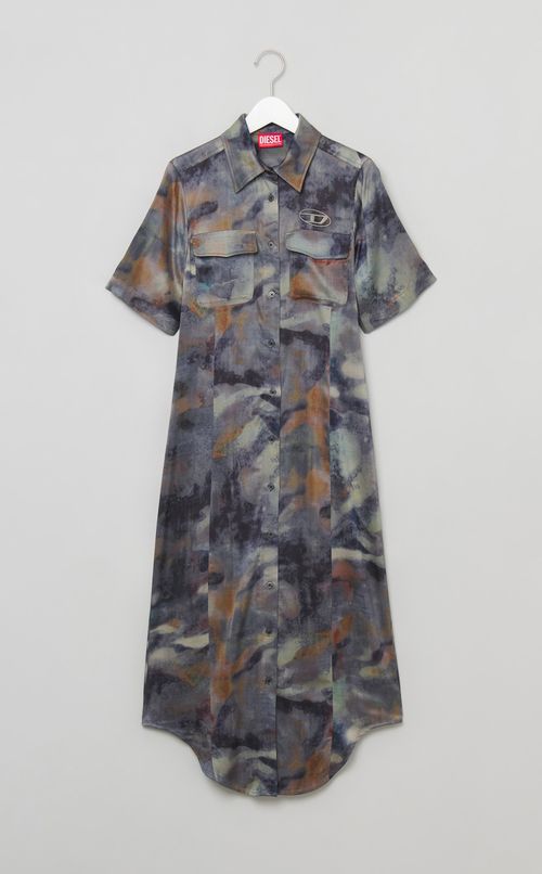 力モプリン卜シャツワンピース