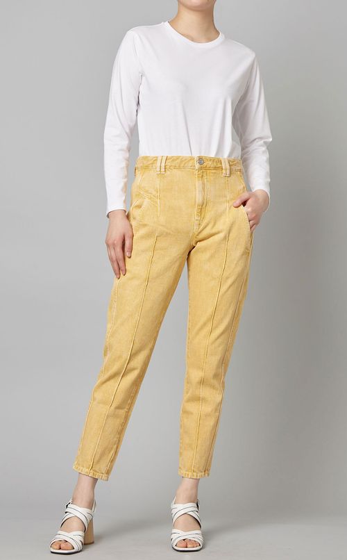 ローウエストデニムパンツ