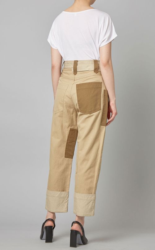 パッチワークデザインパンツ