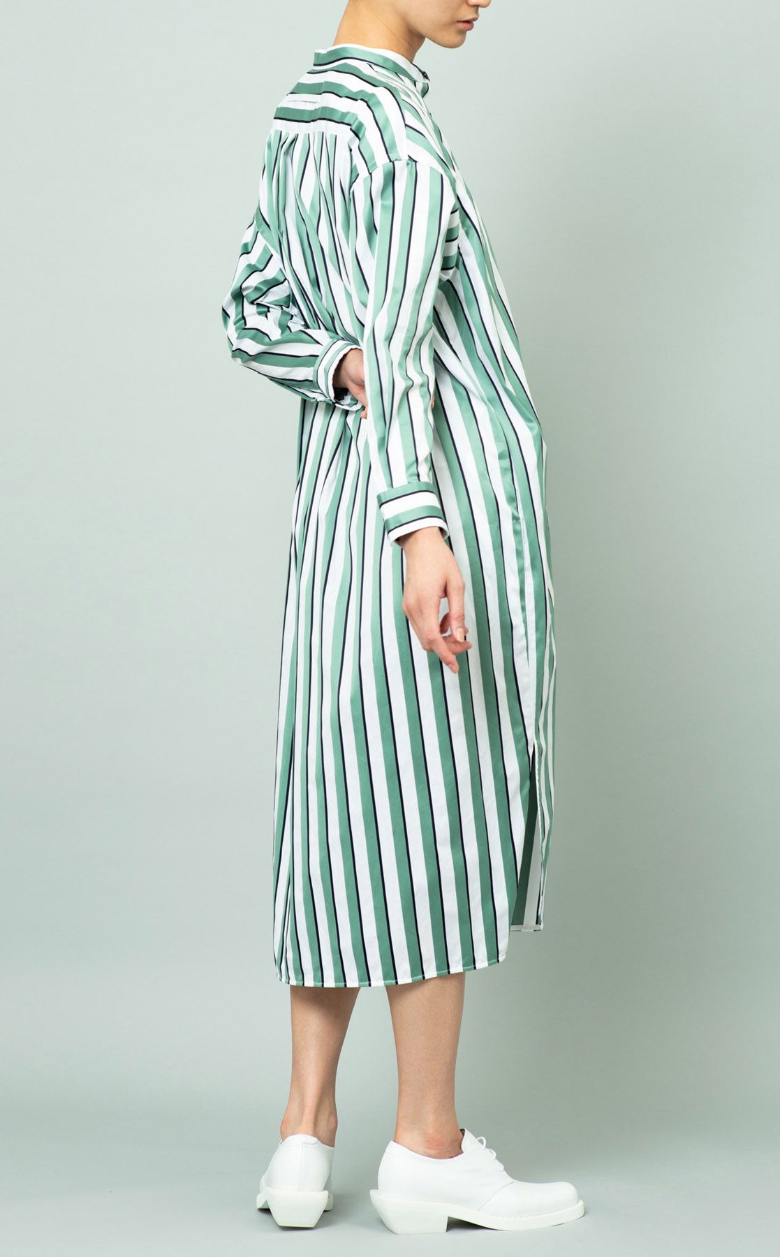 TICCA｜スタンドカラーロングワンピース