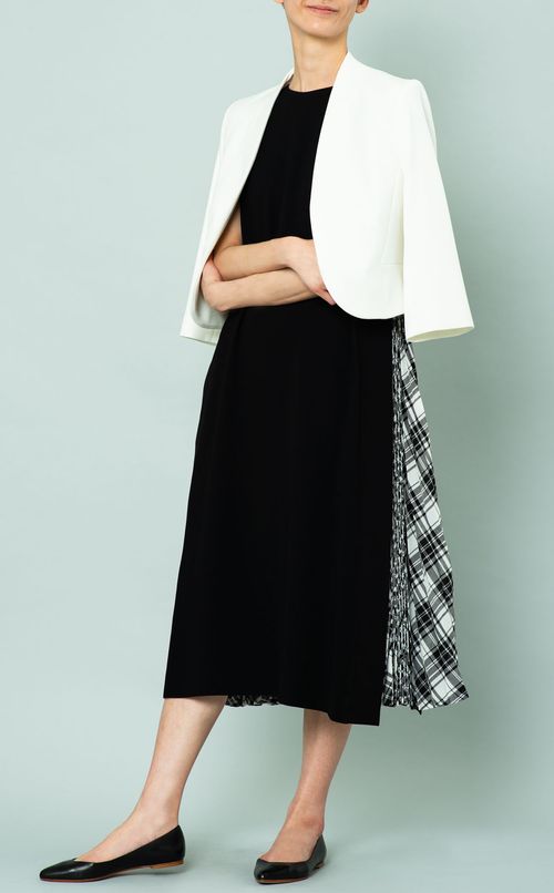 サイドプリーツAラインワンピース