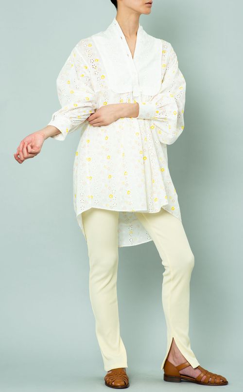 エンブロイダリーヨークワンピース