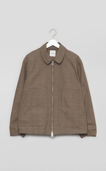 チェックショートジャケット