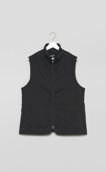 ポプリンジップアップベスト