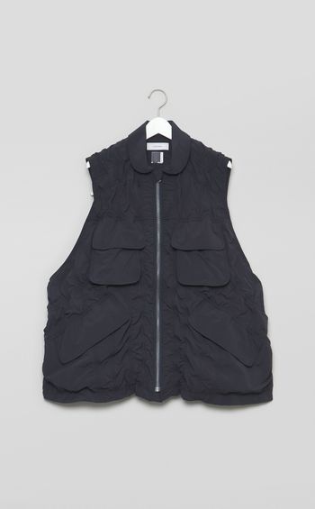 パッチワークオーバーサイズベスト