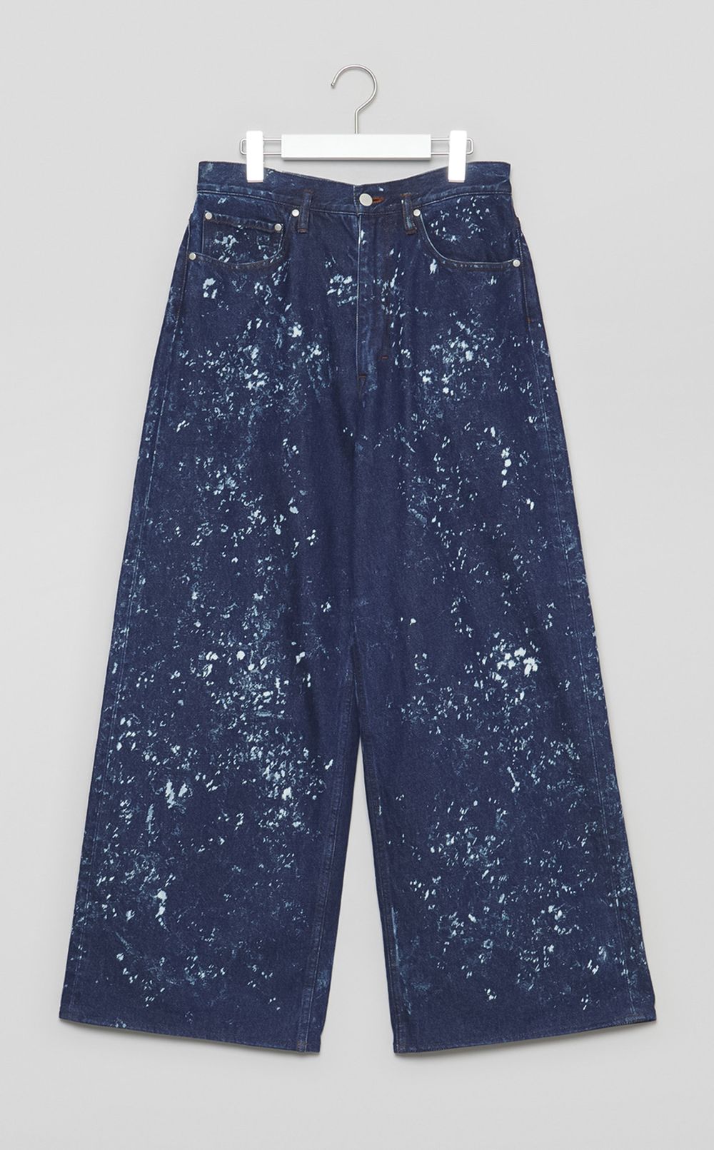 ブリーチドストレートデニムパンツ