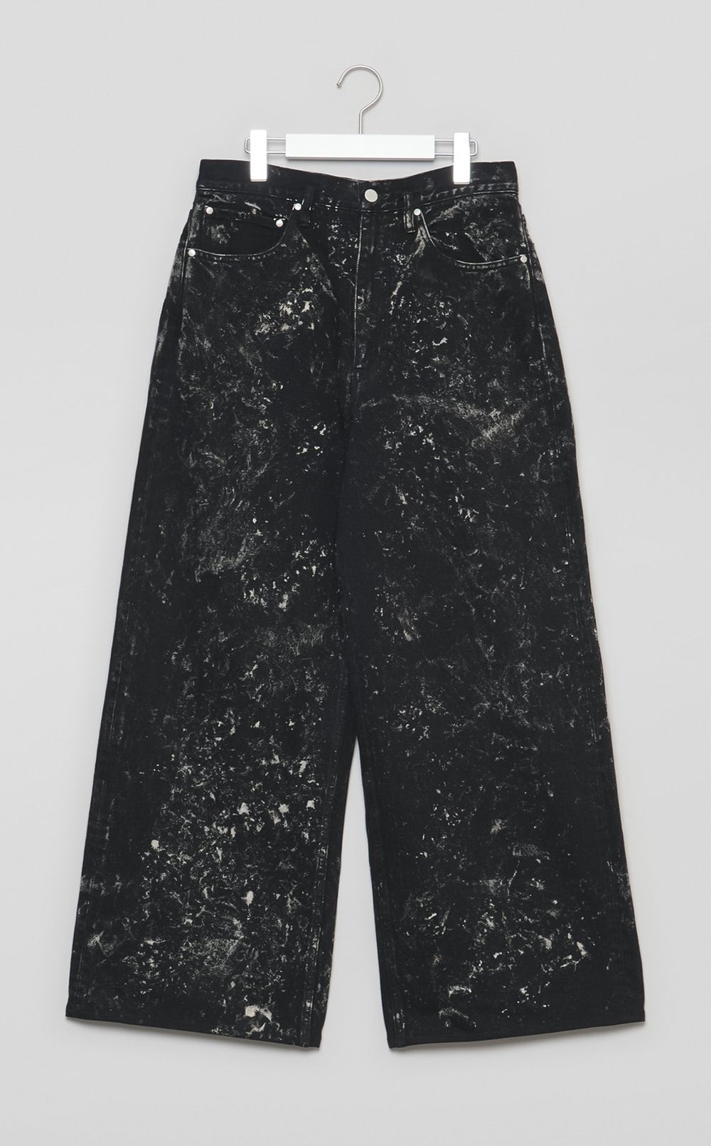 ブリーチドストレートデニムパンツ