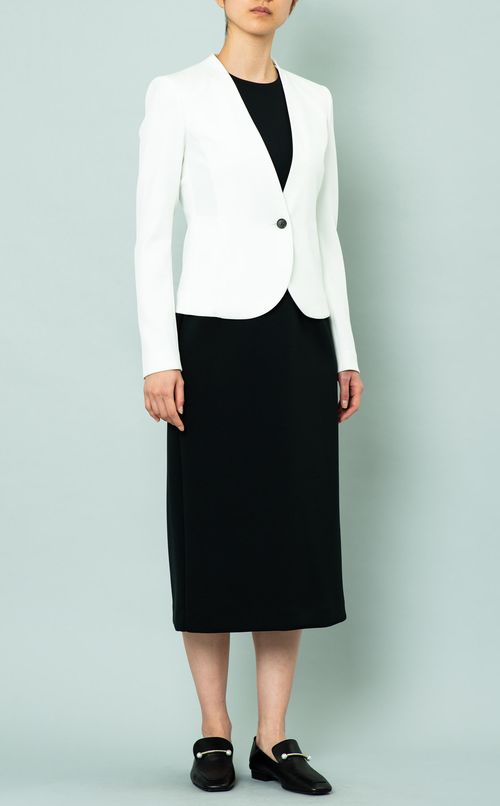 ストレッチノーカラージャケット