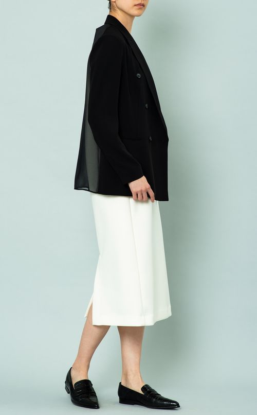 シースルーダブルジャケット