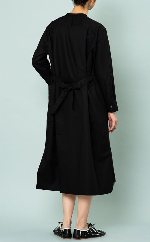 ベルト付シャツワンピース