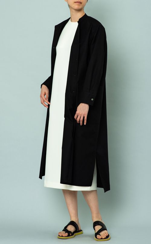 ベルト付シャツワンピース