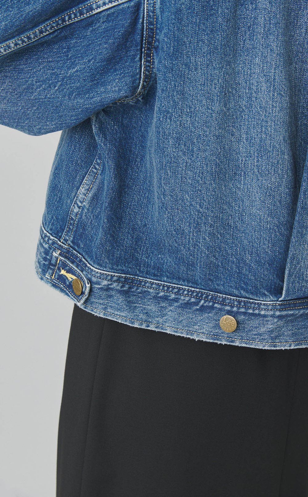 Leeコラボデニムブルゾン