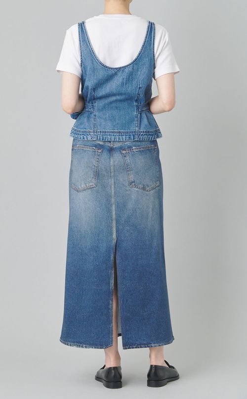 ライトデニム2wayノースリーブトップス