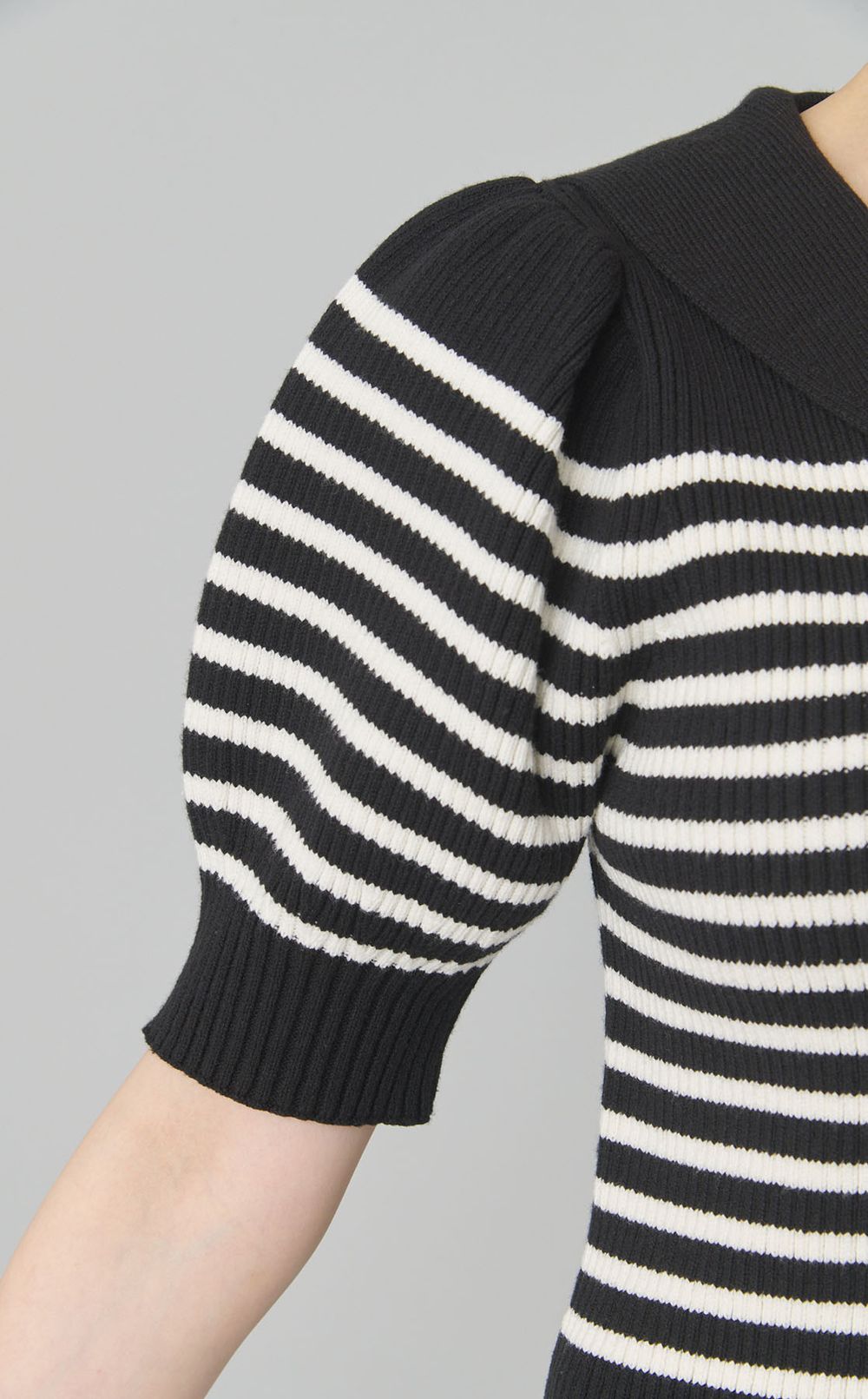 セーラーカラーニットプルオーバー