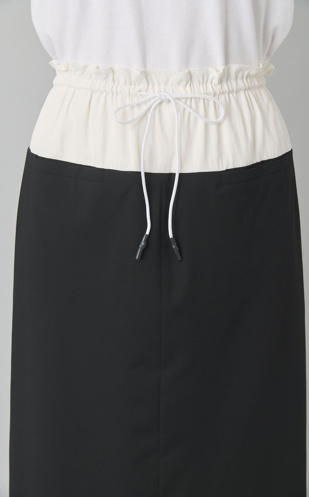 ドローストリングコンビスカート