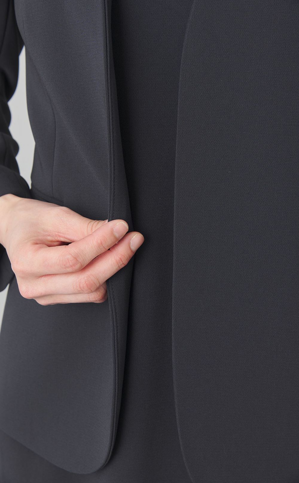 アドミラルクレープノーカラージャケット