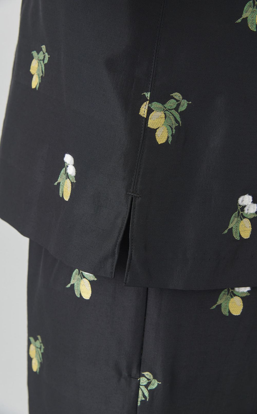 レモンジャガード開襟シャツ