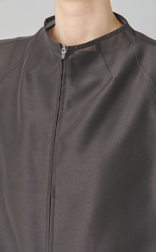 モックネックオーガンジージャンパー