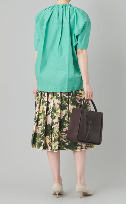 ボリュームスリーブギャザーブラウス