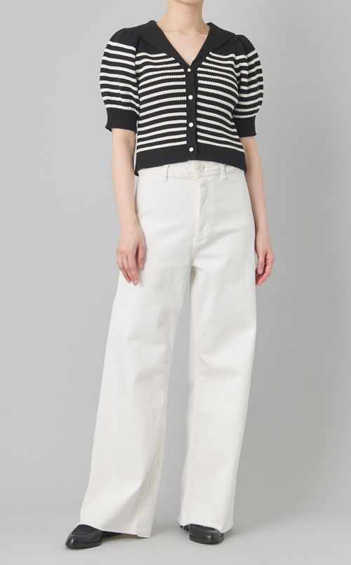 セーラーカラーニットプルオーバー