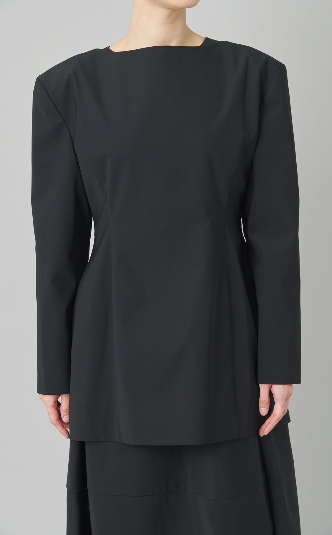 AMOMENTO｜2wayボートネックジャケット