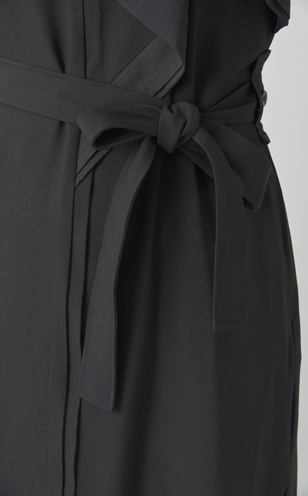 カスケードウエストベルトワンピース