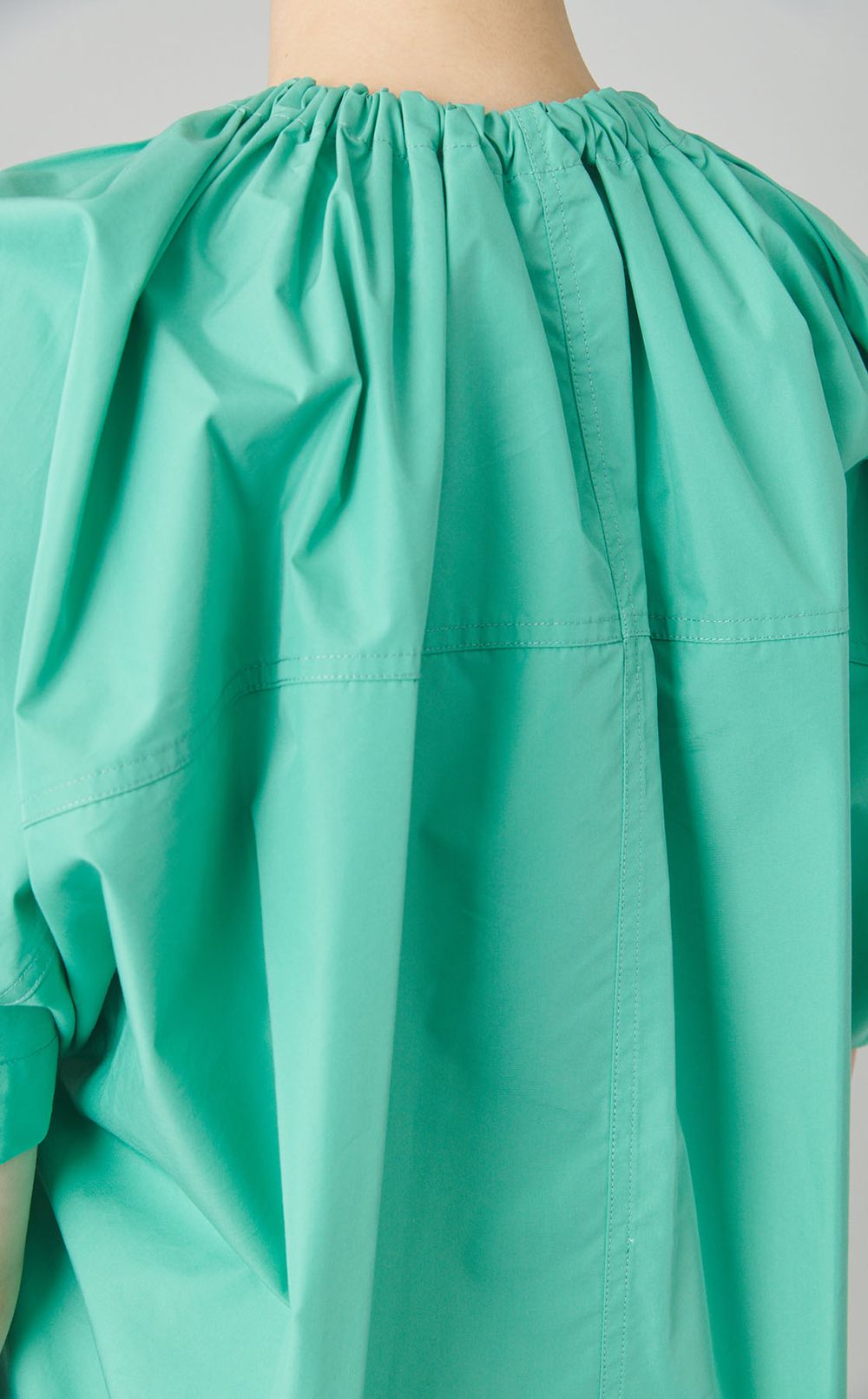 ボリュームスリーブギャザーブラウス