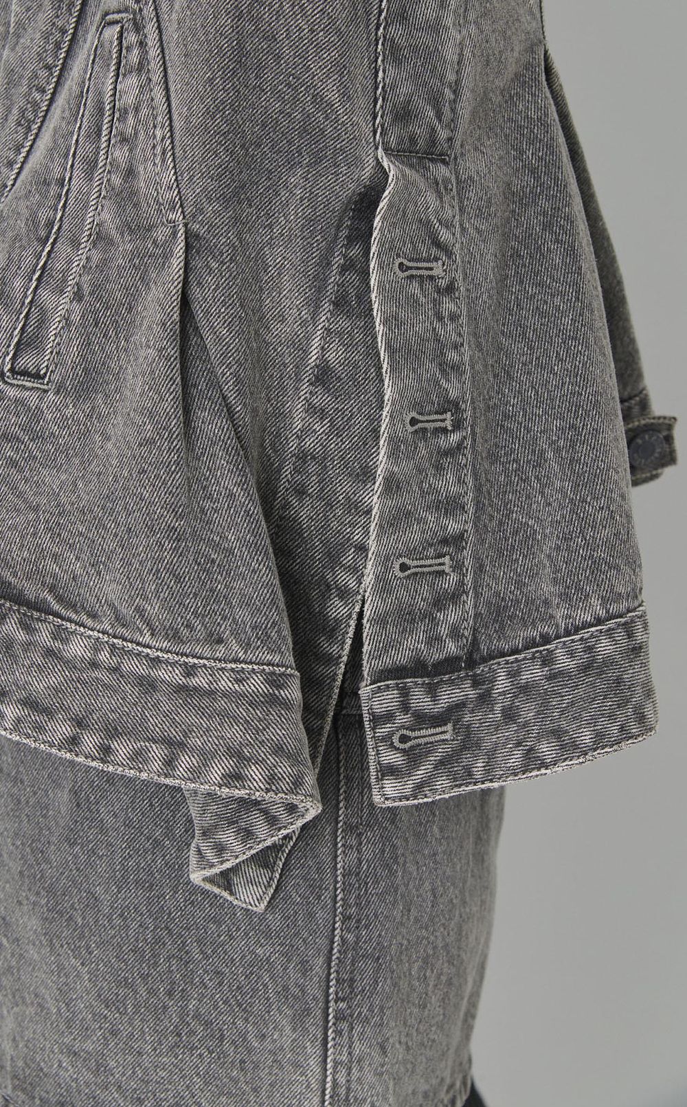 デニムコンビプルオーバー