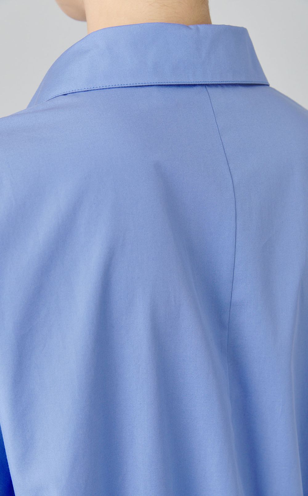 コットンポプリンベルテッドワンピース