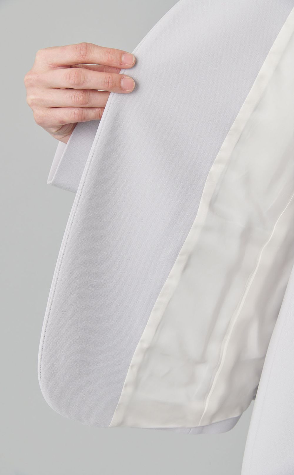 アドミラルクレープノーカラージャケット