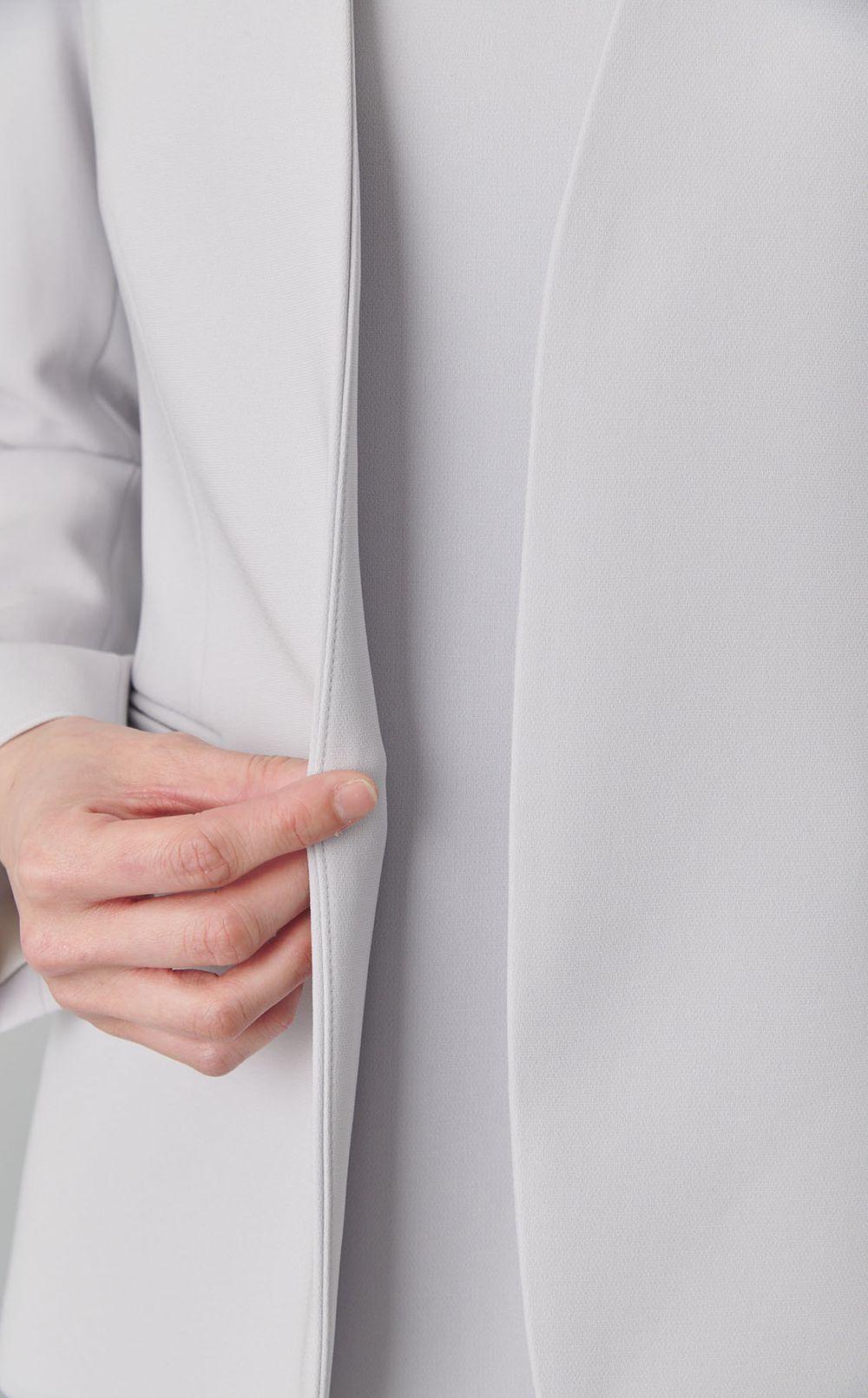 アドミラルクレープノーカラージャケット