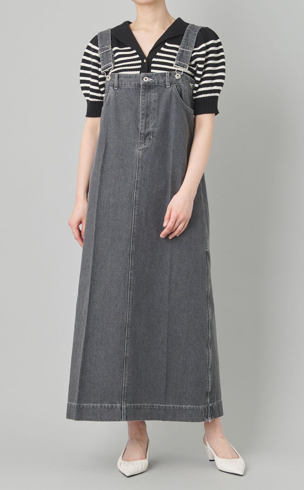 セーラーカラーニットプルオーバー