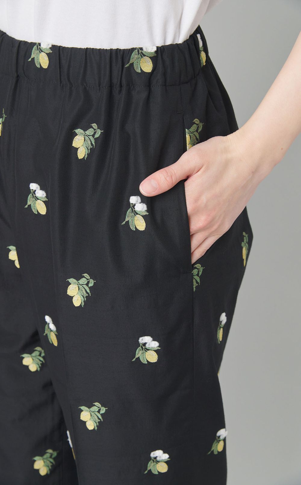 レモンジャガードスリムパンツ