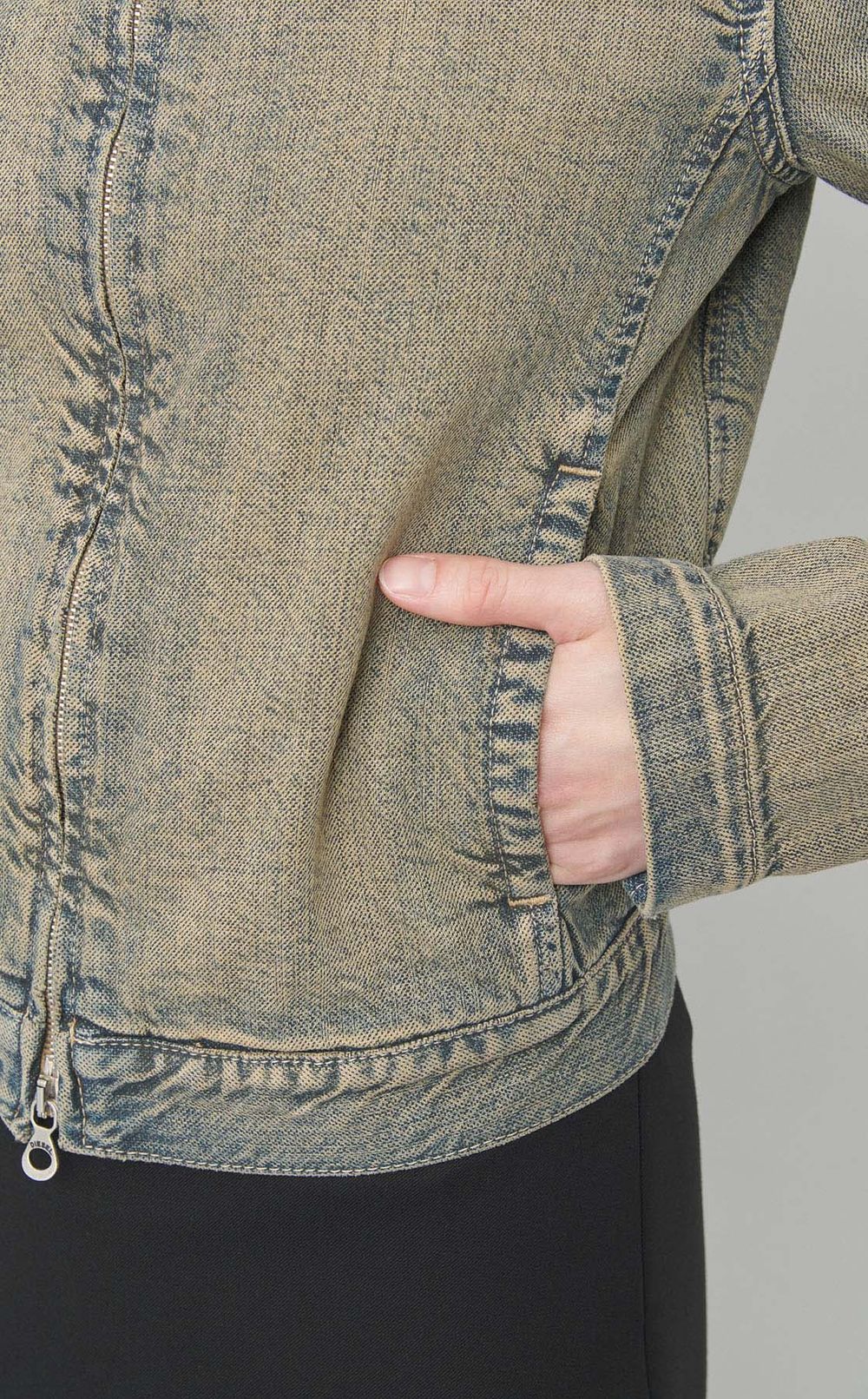 デニムバイカージャケット