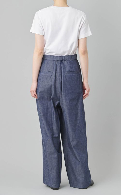 タックデザインワイドパンツ