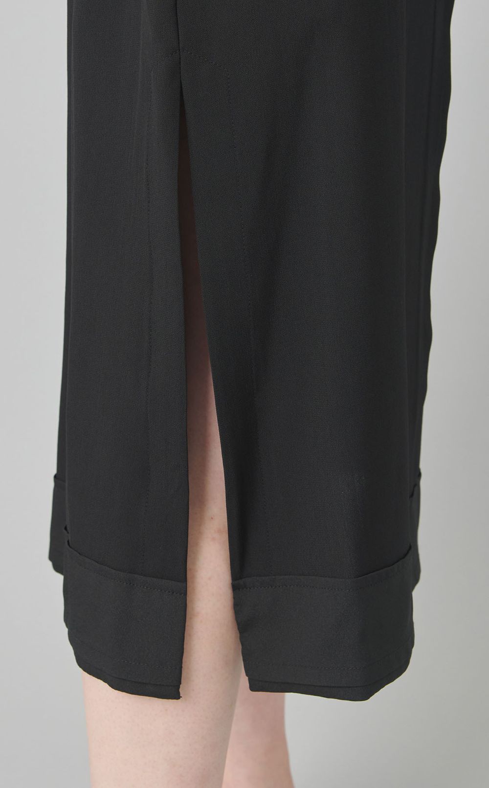 カスケードウエストベルトワンピース