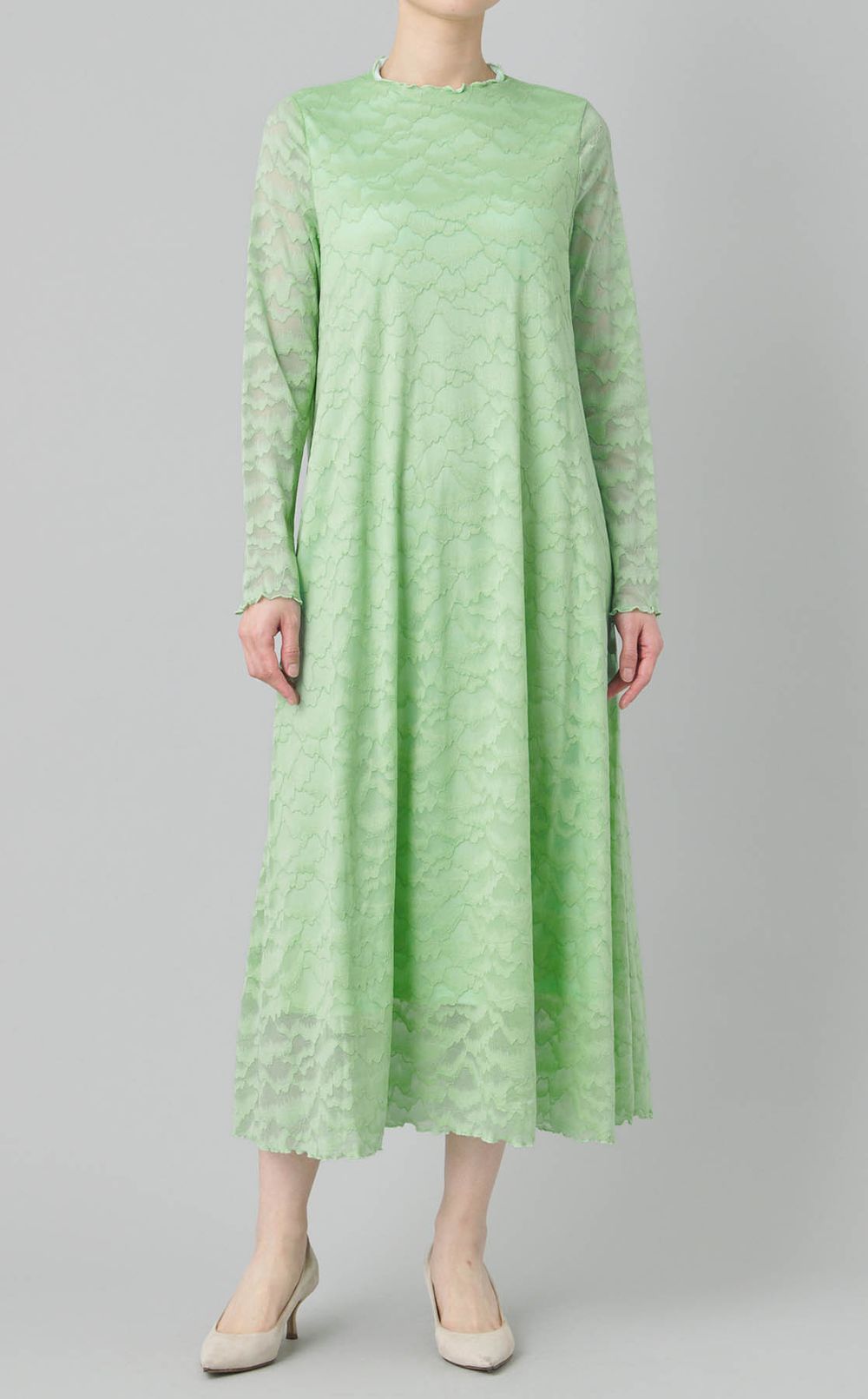 ストレッチレースワンピース