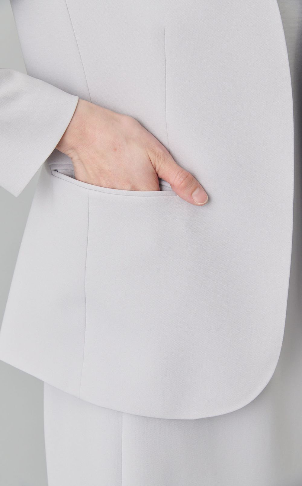 アドミラルクレープノーカラージャケット