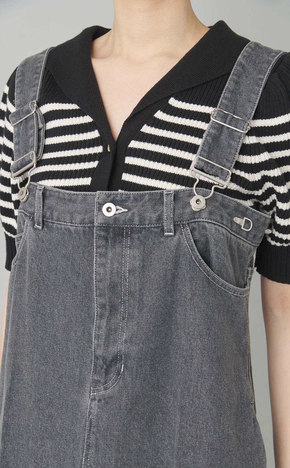 デニムジャンパースカート