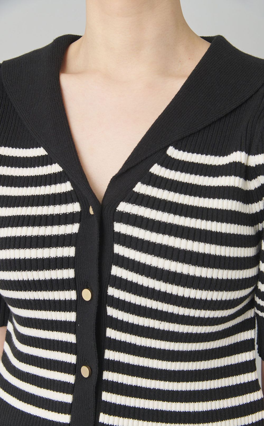 セーラーカラーニットプルオーバー