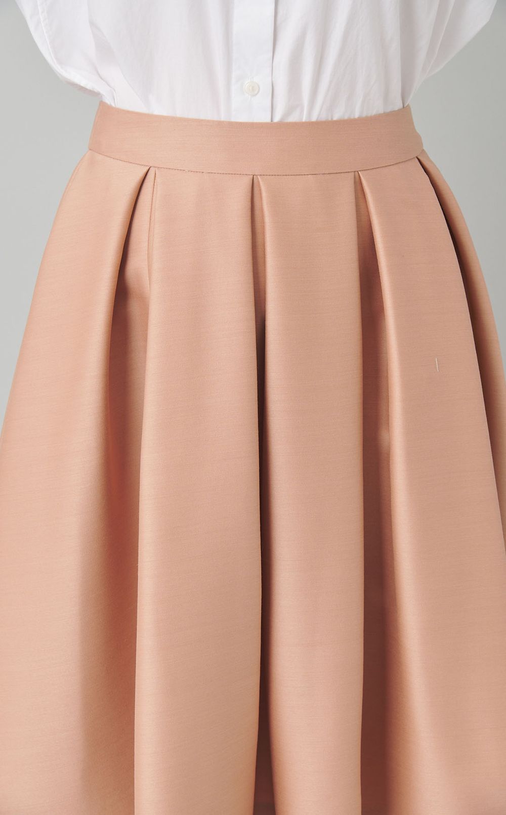 シルクウールフレアスカート